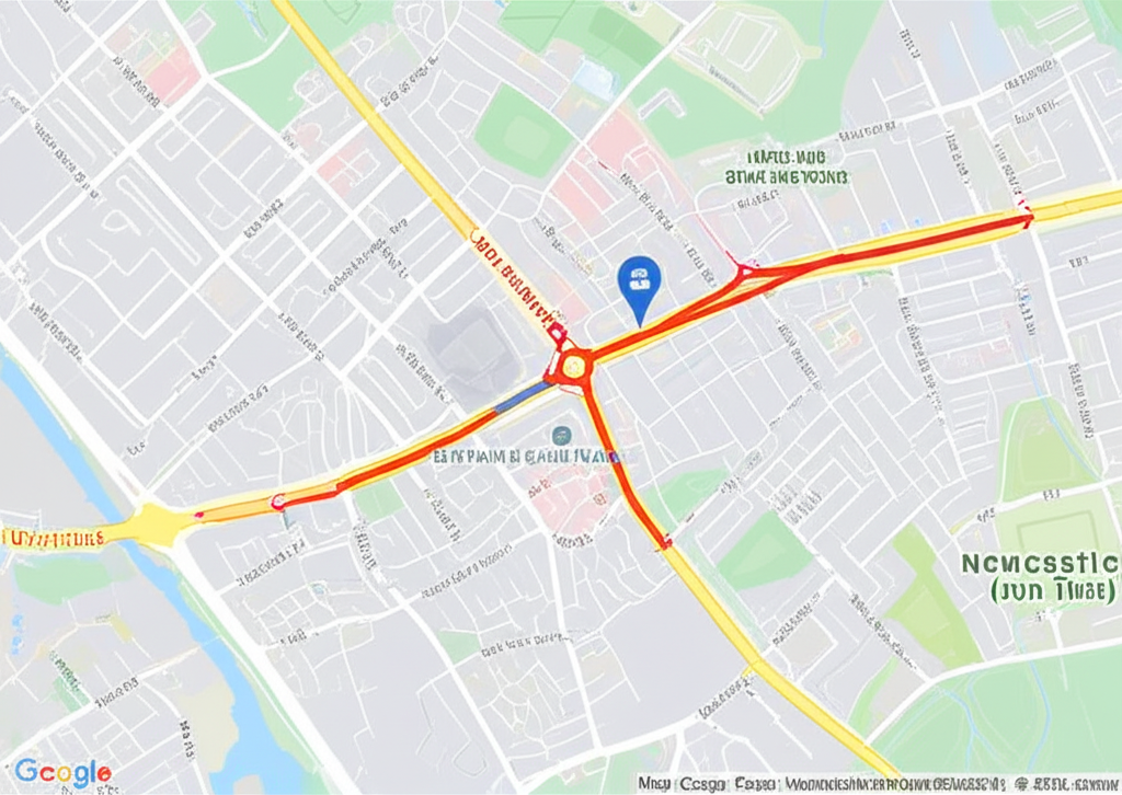 Map showing Fenham's location in Newcastle