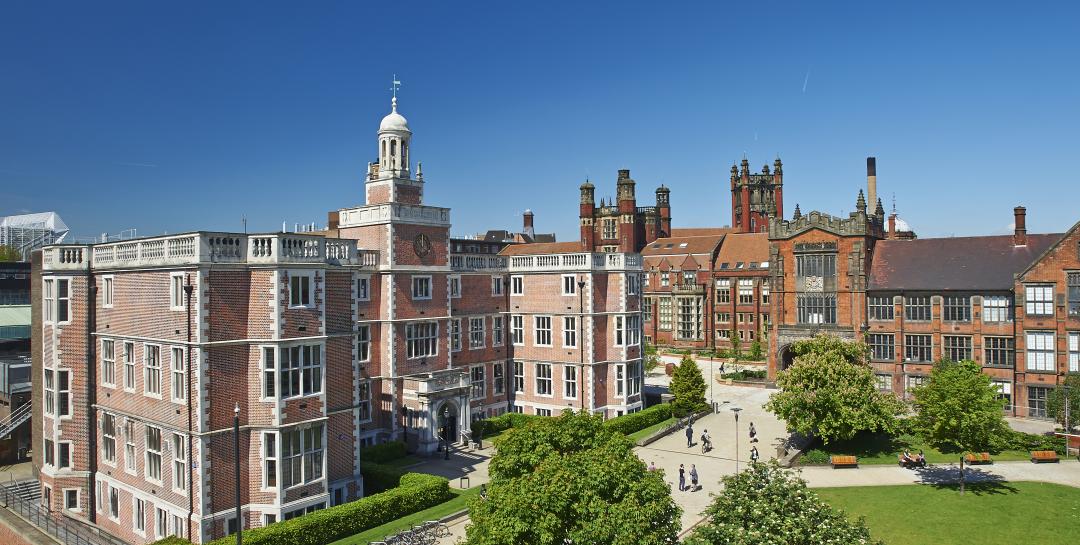 A sunny day at Newcastle University campus